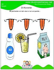 Acı Tatlı Kavramı Çalışma Sayfalarıme çalışmaları